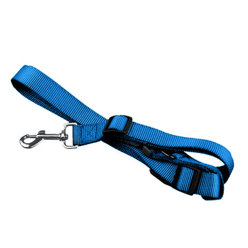 Adjustable Dog Hands Free Leash Waist Belt Buddy Jogging Walking Running Blue Uniwide